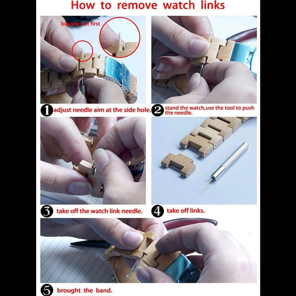 Men’s Luxury Real Bamboo Wooden Watch (BRAND NEW) - Picture 6 of 7